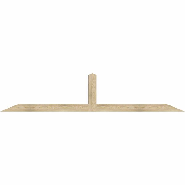 Ekena Millwork Portland Rough Sawn Timber Gable Bracket, Douglas Fir, 96"W x 20"H x 4"D x 4"F, 5/12 Pitch GBW096X20X0404POR00RDF - main